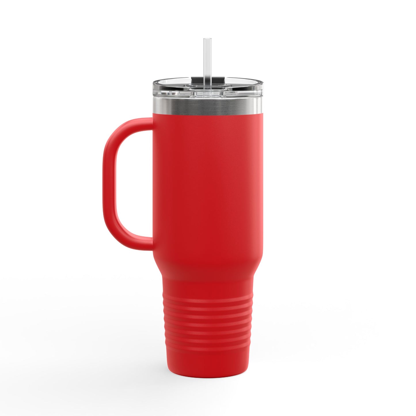 Proverbs 27:17 Brotherhood Insulated Travel Mug - 40oz Red Travel Cup