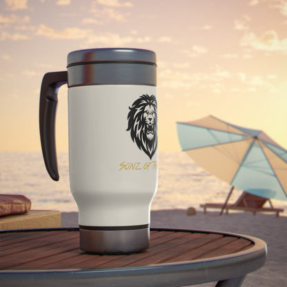 Sonz of Thunder Stainless Steel Travel Mug with Handle, 14oz