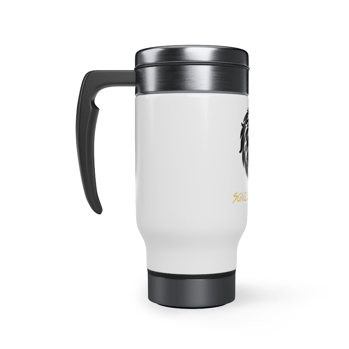 Sonz of Thunder Stainless Steel Travel Mug with Handle, 14oz