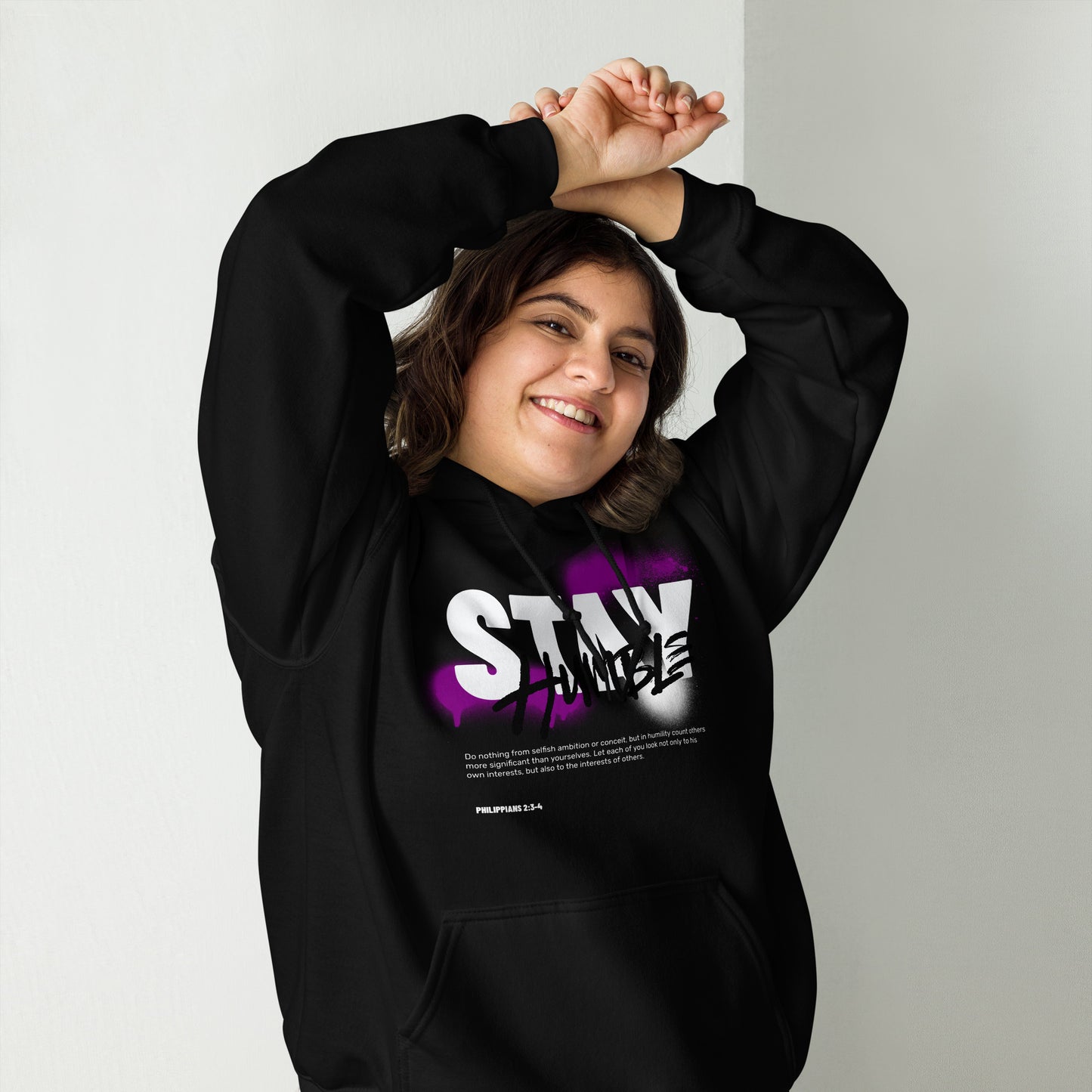 Stay Humble Womans Hoodie