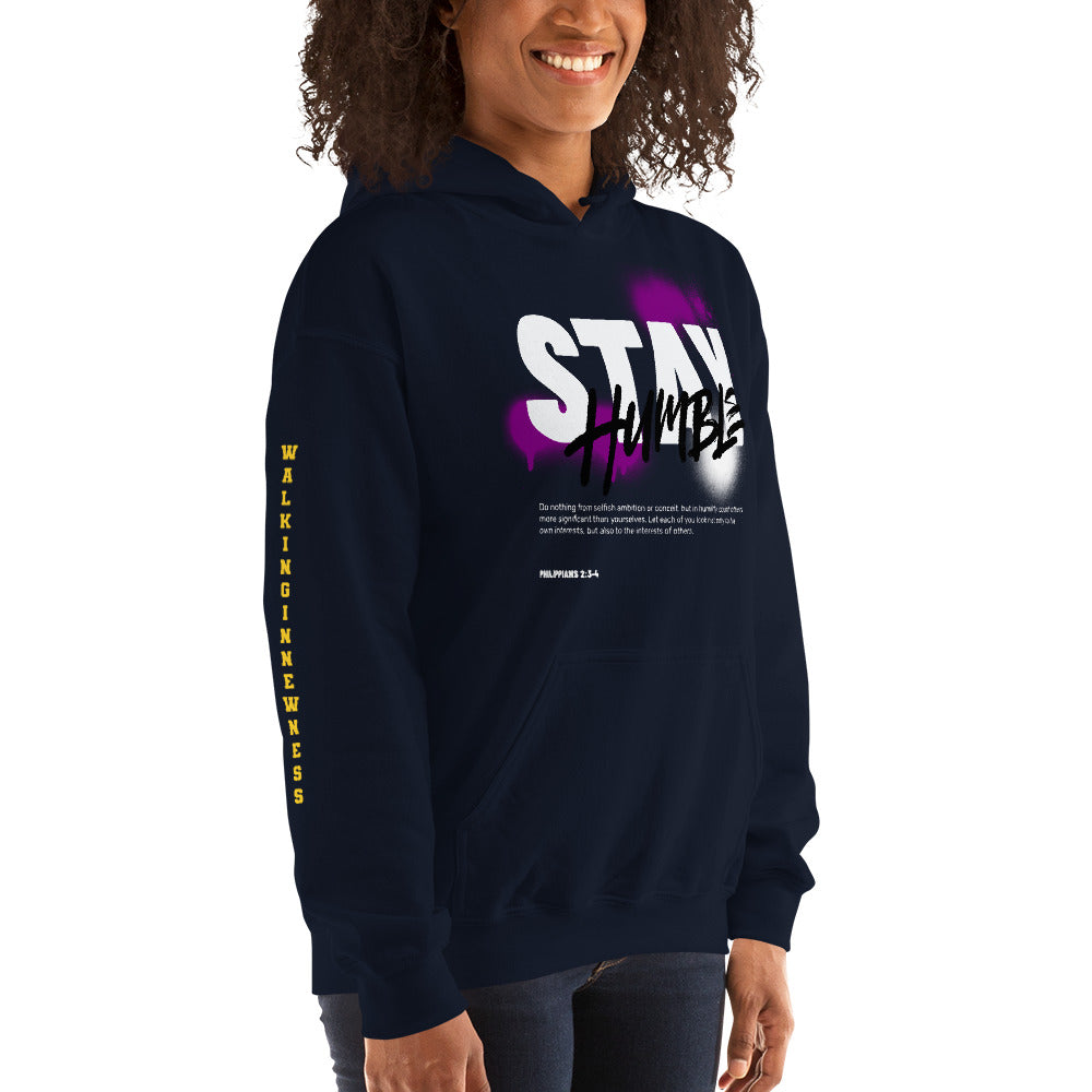 Stay Humble Womans Hoodie