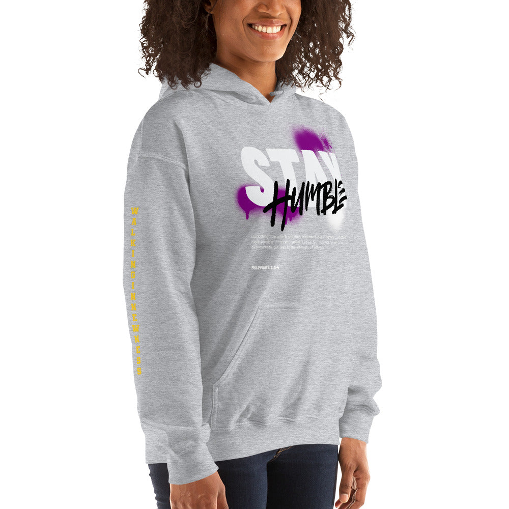 Stay Humble Womans Hoodie